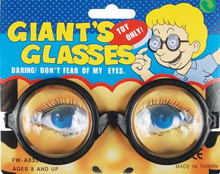 Round lenses magnifies your eyes making you appear bug eyed.