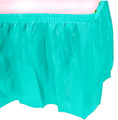 Plastic Banquet Table Skirt with Elastic Edge