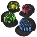 Neon Spiky Baseball Hat