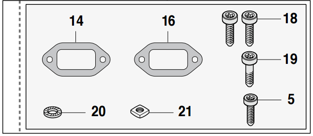 Muffler Mounting Kit | Husqvarna K750, K760 | 505 25 96-01, 505259605