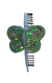 Headband - Butterfly in Blue
