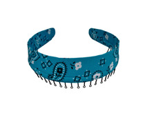 Headband - Bandana in Medium Blue