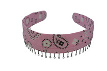 Headband - Light Pink Bandana