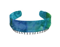 Headband -  Ocean Blue and Lime Green