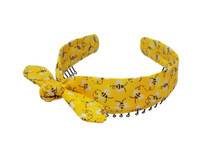 Headband - "Bee"- utiful Bow Faux Tie