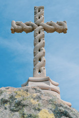 Twisted Stone Cross - Premium Diamond Painting - Round - 55x70 - Free Shipping