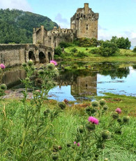 Eilean Donan Castle Scotland - Premium Diamond Painting - Square - 55x70 - Free Shipping