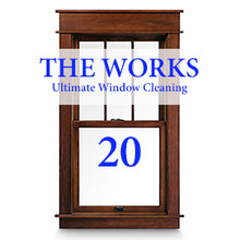THE WORKS Complete Window Cleaning Package 20 Windows