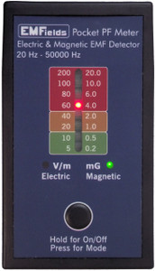 PF5 Single-Axis AC to VLF Magnetic & Electric Field Meter