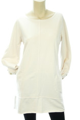 Color Me Cotton CMC French Terry Tunic in Buttermilk 