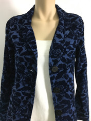 CMC tapestry jacket in deep blue