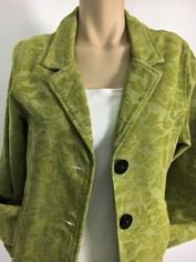 COLOR ME COTTON CMC Tapestry Jacket in Celadon Green 