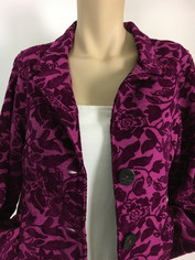 COLOR ME COTTON CMC Tapestry Jacket in Magenta Orchid 