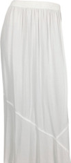 White Tencel Midi/Maxi Skirt by Tianello  Sale