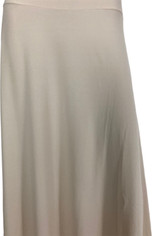 Ecru Knit A-Line Skirt by Caribe   XLarge