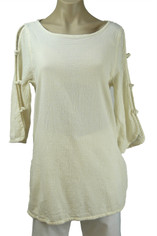 Ivory Chic Open Sleeve Tunic Top Sale