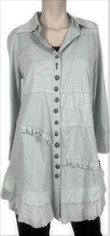 Gray Cloud Sojourn Tunic Top by Neon Buddha Sale