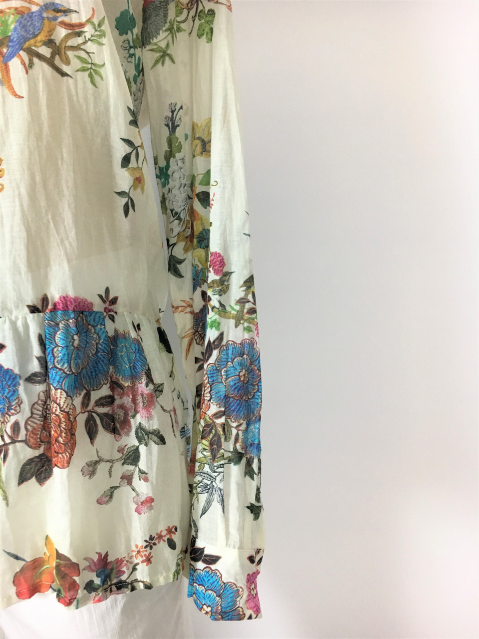 3J Workshop by Johnny Was レディース バッグトート, バッグ, ブラック, One Size 並行輸入品 Johnny Was Designer 3 J Floral Print Luxurious Cotton Batiste