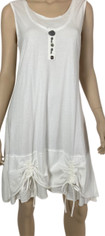 Neon Buddha Stylish Stargazer Dress in White  SALE