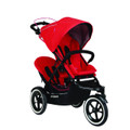 Phil & Teds Navigator 2 Double Inline Buggy Stroller Cherry Red New In Box