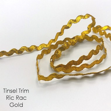 Gold Metallic Ric Rac Trim
