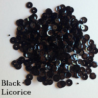 Black Licorice - 6mm Cupped Sequins