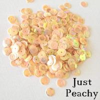 Just Peachy - 6mm Cupped Sequins