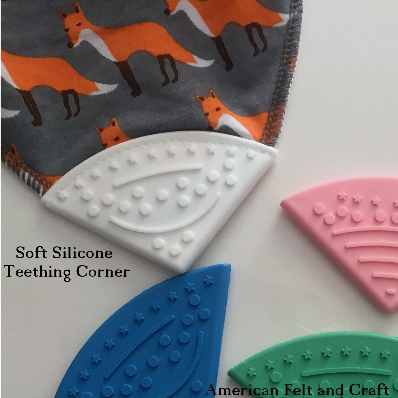 silicone corner teether