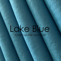 Lake Blue - Wool Blend Felt 