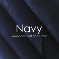 Navy - Wool Blend Felt 