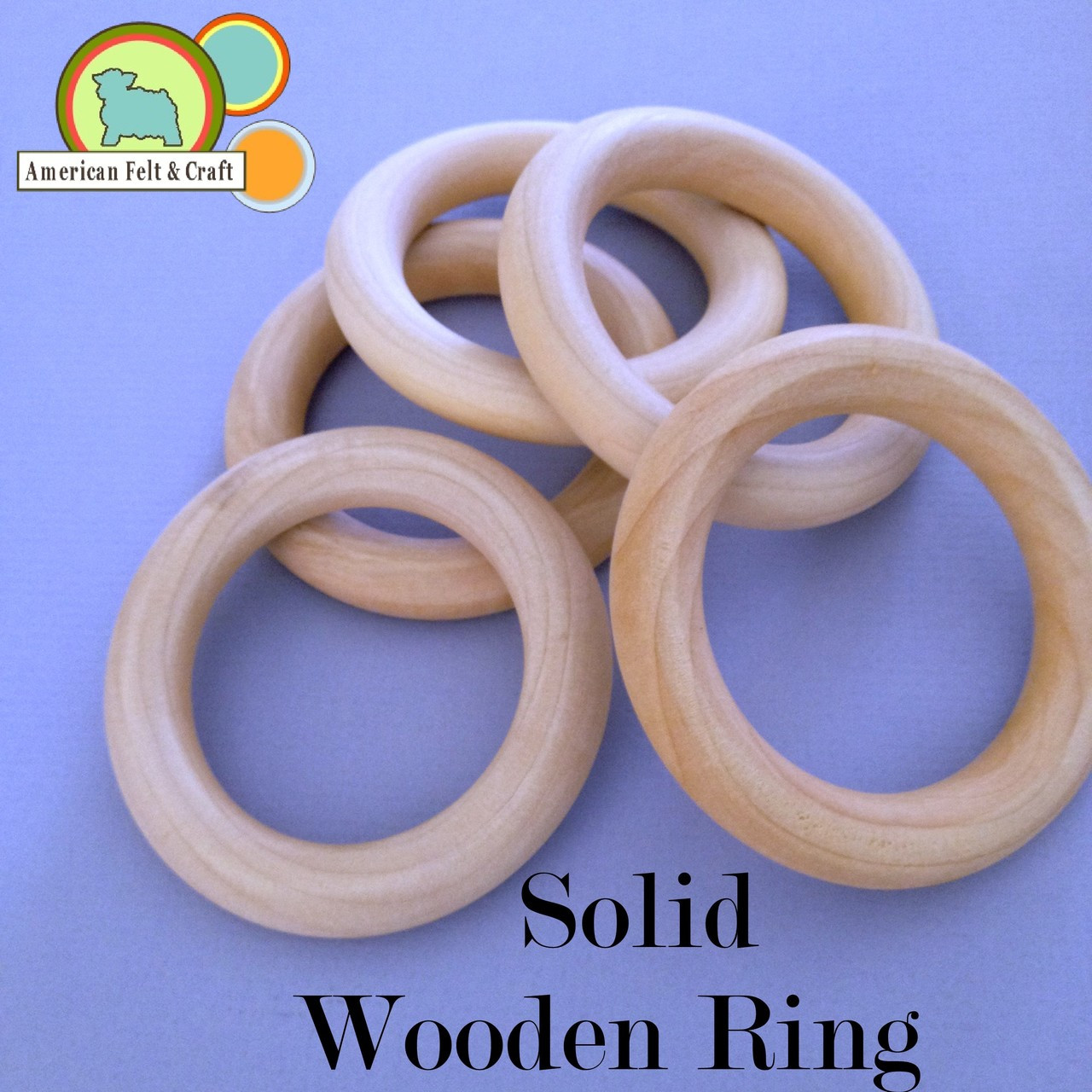 organic wooden teething rings