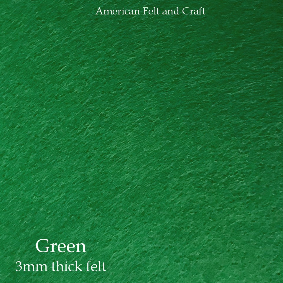 Tree Green - wool blend felt - American Felt & Craft