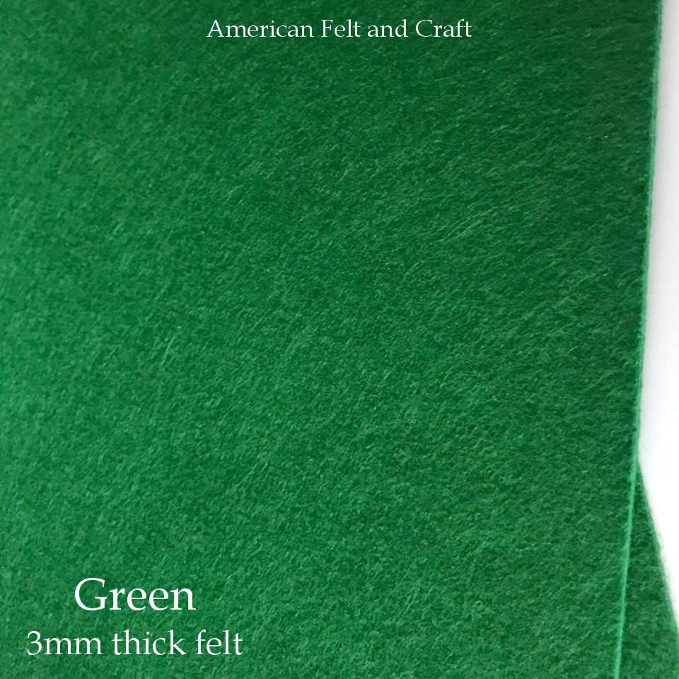 Felt Sheet Moss Green Craft Thick Felt Cm 30x45 