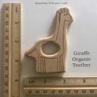 Organic Giraffe - beech-wood teether