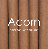 Acorn - wool blend felt 