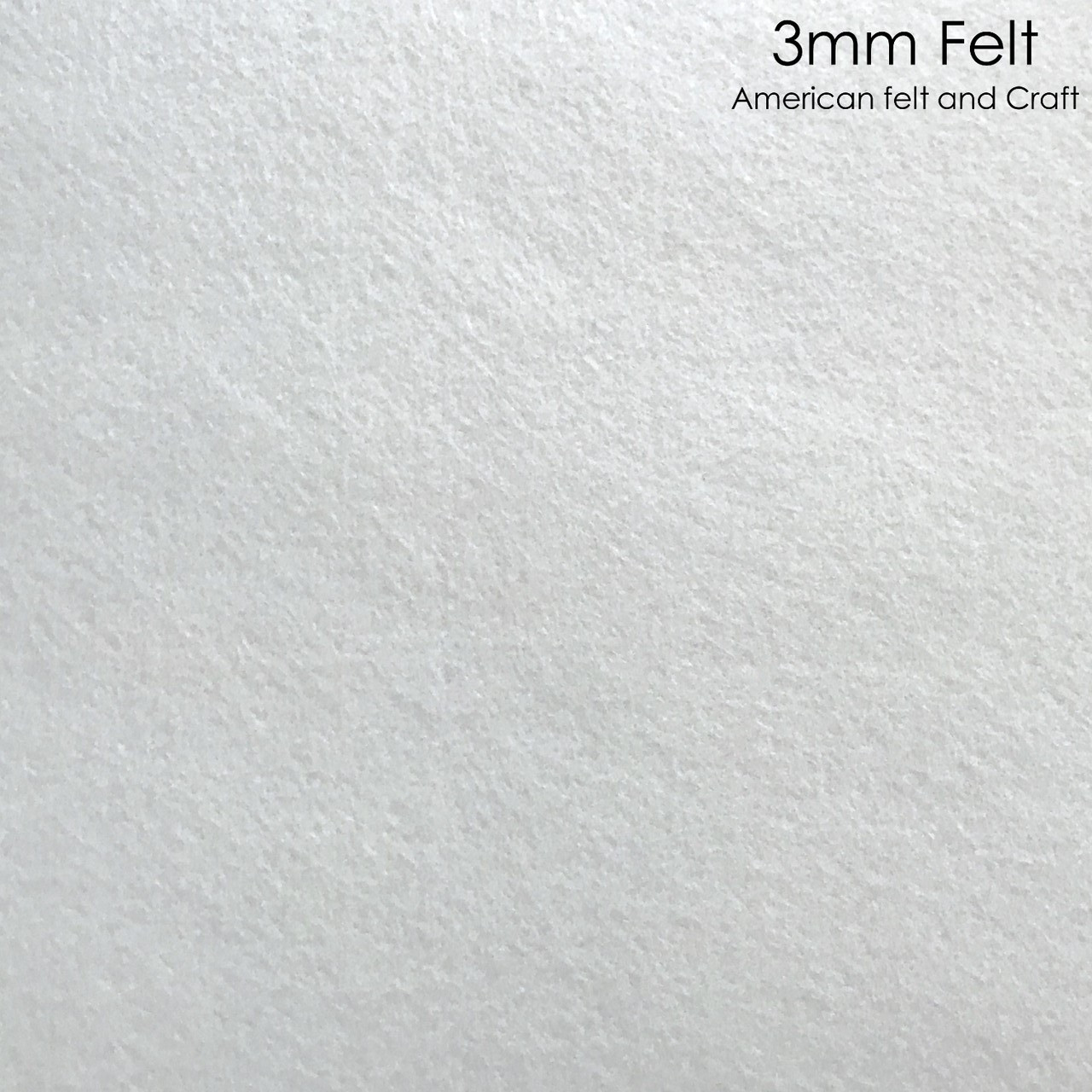 Off White - 3mm thick felt sheet - American Felt & Craft