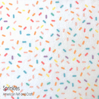 Sprinkles felt print 