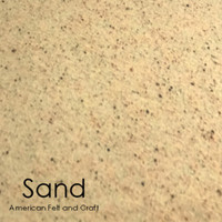 Sand felt print 