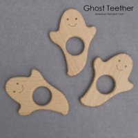 Ghost - beechwood teether