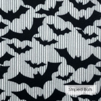 Striped Bats - Halloween acrylic felt " 8" x 11.5"  x 1mm
