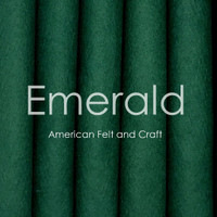 Emerald Wool Blend Felt