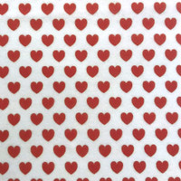 Heart Beat - Red Heart Printed Felt 