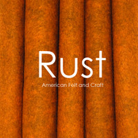 Rust - Wool Blend Felt 