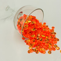 Safety First- Bright Orange - 6mm Cupped Sequins
