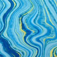 Blue Gold Geode - Acrylic Felt Sheets