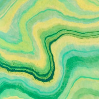 Green Yellow Geode - Acrylic Felt Sheets