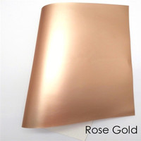 Faux Metallic Rose Gold - Woven Felt back 