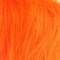 Fun Fur - Orange fur sheet - long hair