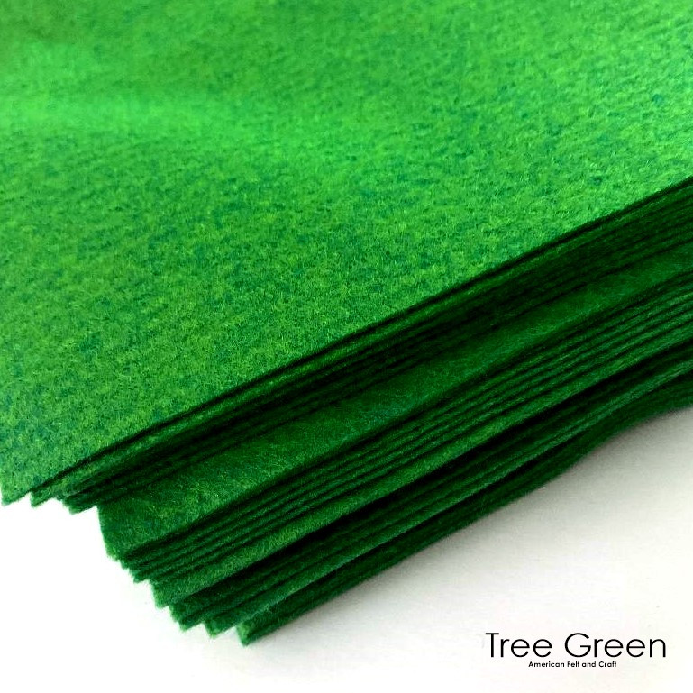 Reets Relish Green Felt Sheet - Wool Felt Fabric - Premium Green Fabric -  20% Wool Felt Blend - DIY, Sewing, Crafting, Felting - National Nonwovens 