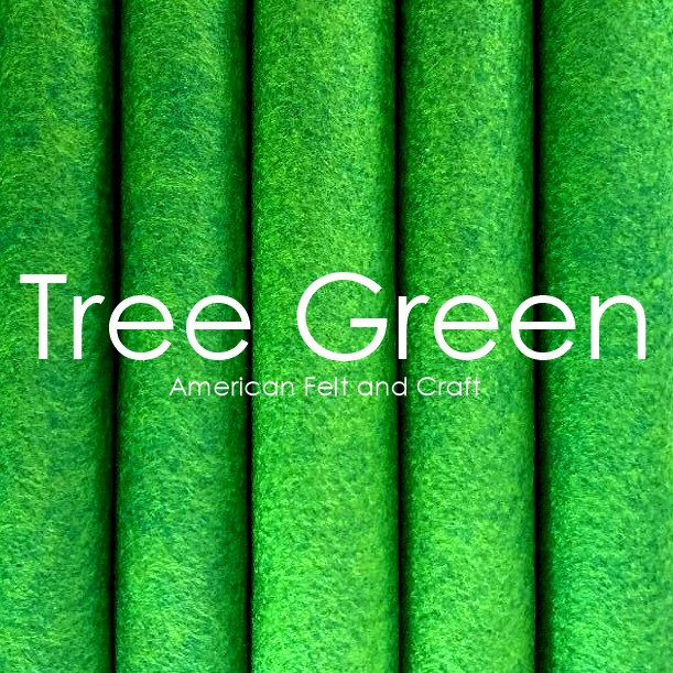 Wool Felt Sheet Collection - Green/Blue
